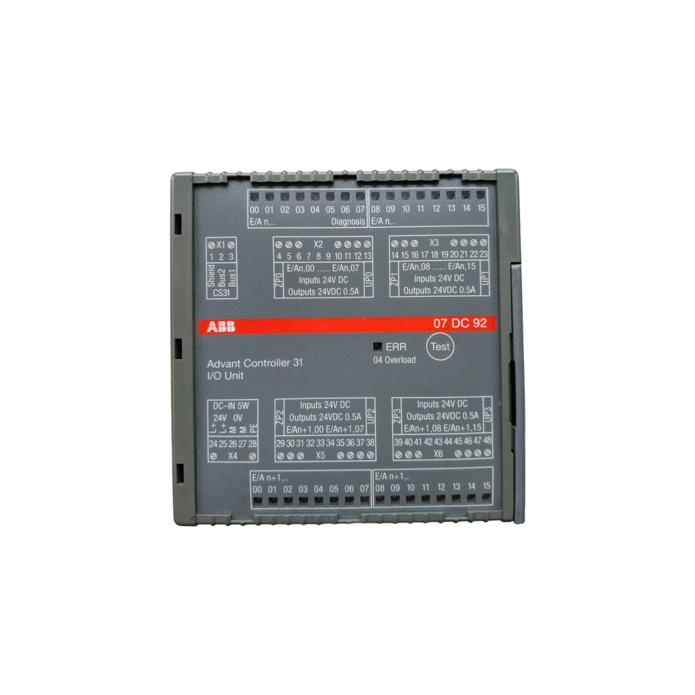 ABB 07DC92 GJR5252200R0101 Digitálny vstupný/výstupný modul